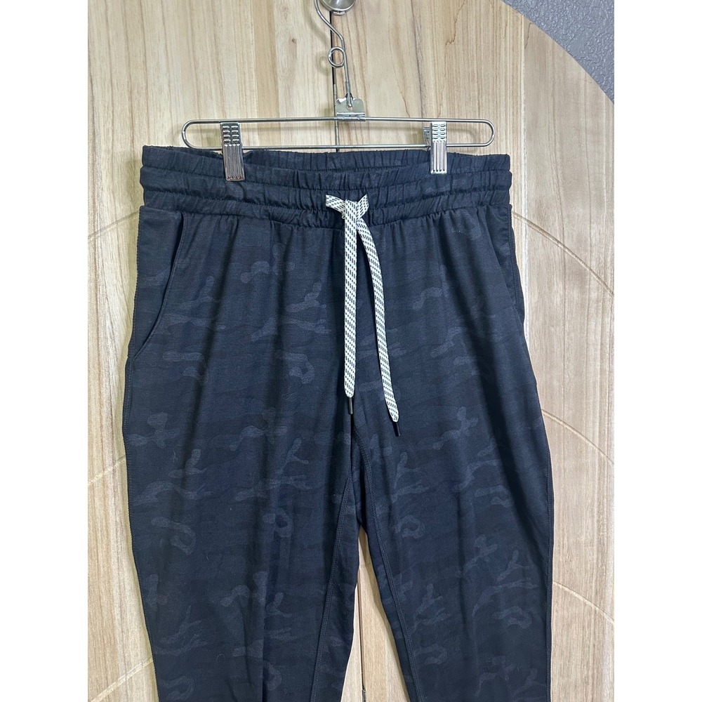 Member's Mark Womens Favorite Soft Jogger Black Camo Drawstring Pants Small - Picture 3 of 9